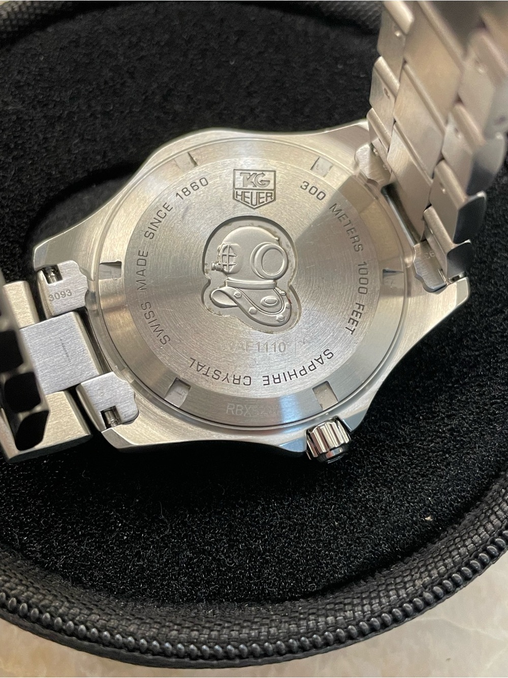 Tag Heuer Aquaracer Black Dial Quartz Watch WAF1110.BA0800 - Picture 7 of 11